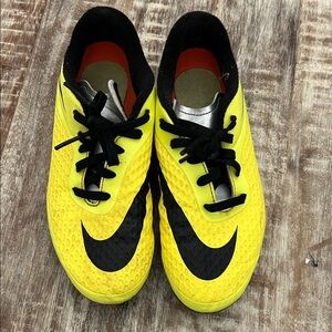 Nike Yellow and Black soccer cleats